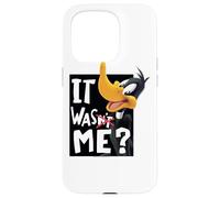 Custodia per iPhone 15 Pro Looney Tunes Daffy Duck It Was Me
