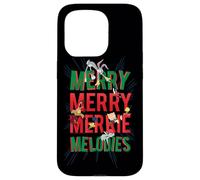 Custodia per iPhone 15 Pro Looney Tunes Merry Merry Melodies Christmas