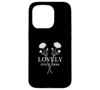 Custodia per iPhone 15 Pro Lovely Since 1944 - Compleanno floreale vintage con margherite