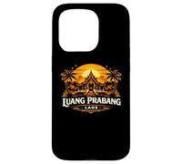 Custodia per iPhone 15 Pro Luang Prabang Laos Tramonto Tempio Viaggi Design