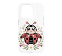 Custodia per iPhone 15 Pro Lucky Little Ladybug Bug Insect Garden Cute