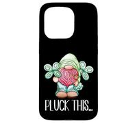 Custodia per iPhone 15 Pro Lucky St. Patricks Day Gnome For Women With Cute Shamrock