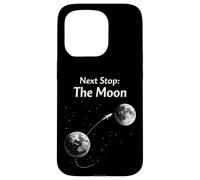Custodia per iPhone 15 Pro Luna Viaggio Citazione Retro Spazio Avventura