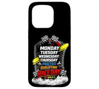 Custodia per iPhone 15 Pro Lunedì Martedì Giovedi Allenamento Qualifying Race Day