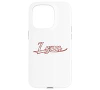 Custodia per iPhone 15 Pro Lynn Massachusetts North Shore Vintage Varsity Distressed