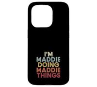 Custodia per iPhone 15 Pro Maddie Name Maddie Personalized Name First Given