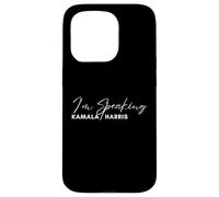 Custodia per iPhone 15 Pro Maglietta con Kamala Harris 2024 Elezioni I'm Speaking Kamala Har