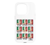 Custodia per iPhone 15 Pro Maglietta con scritta "Italian Hand Gestures Funny Italy Flag Graphic Shirt Design