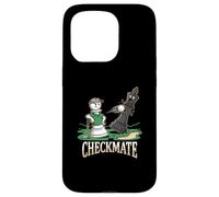 Custodia per iPhone 15 Pro Maglietta da giocatore di golf Pro Chess Pawn Checkmate Strategy