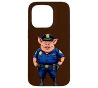 Custodia per iPhone 15 Pro maiali polizia