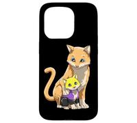 Custodia per iPhone 15 Pro Mamma Gatta Queer Non Binaria Che Protegge Il Suo Piccolo