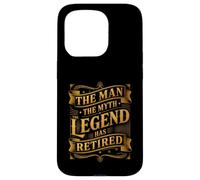 Custodia per iPhone 15 Pro Man The Myth Legend ha ritirato il veterano della pensione