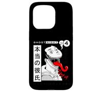 Custodia per iPhone 15 Pro Manga Horror Anime Style Design Giapponese Edgy Ghostly Demon