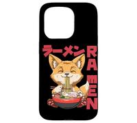Custodia per iPhone 15 Pro Manga Neko Otaku Ramen Fox