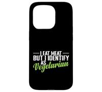 Custodia per iPhone 15 Pro Mangio carne identifica come divertente vegetariano