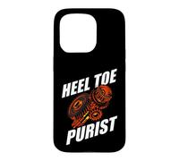 Custodia per iPhone 15 Pro Manual Transmission Heel Toe Purist Three Pedals Gearbox