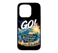 Custodia per iPhone 15 Pro Mark 16:15 Go Into All The World and Preach The Gospel