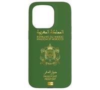 Custodia per iPhone 15 Pro Marocoo Passaporto Stemma, Regno del Marocco