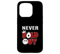 Custodia per iPhone 15 Pro Maroon Rosso Borgogna Never Sold Out Grafica Borgogna