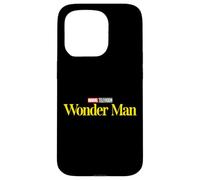 Custodia per iPhone 15 Pro Marvel Television Wonder Man Official Disney+ Series Logo