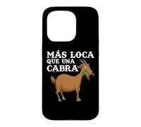 Custodia per iPhone 15 Pro Más Loca Que Una Cabra Granja Granjero Campesina Retro