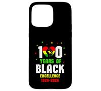 Custodia per iPhone 15 Pro Max 100 Years of Black Excellence 1926-2026 Celebration African