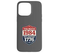 Custodia per iPhone 15 Pro Max 1984 Riferimento distopico Anti Tirannia Amare la libertà