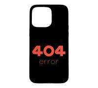 Custodia per iPhone 15 Pro Max 404 Errore Costume Divertente