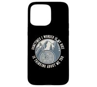 Custodia per iPhone 15 Pro Max A volte mi chiedo se la mia bici stia pensando alla bici Mtb