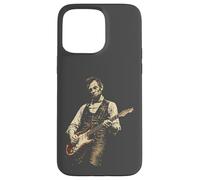 Custodia per iPhone 15 Pro Max Abraham Lincoln Chitarra Retro Vintage Musica Storia