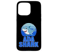 Custodia per iPhone 15 Pro Max Ada Shark Family Reunion Squad Nome Cognome
