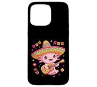 Custodia per iPhone 15 Pro Max Adorabile Axolotl Mariachi Fiesta