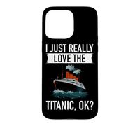 Custodia per iPhone 15 Pro Max Adoro davvero il Titanic Icebearg RMS Titanic Lover