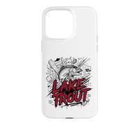 Custodia per iPhone 15 Pro Max Aggressivo Lago Trota Grande pesca Laghi Deep Strike