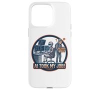 Custodia per iPhone 15 Pro Max AI Took My Job Programmatore Divertente Robot Umorismo
