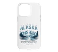 Custodia per iPhone 15 Pro Max Alaska Dove il Silenzio è Infinito e il Cielo è Più Vicino