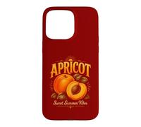 Custodia per iPhone 15 Pro Max Albicocca Sweet Summer Vibes Fruit Lover Orchard Market Design