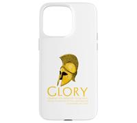 Custodia per iPhone 15 Pro Max Alessandro il grande citazione sulla gloria - Storia greca antica