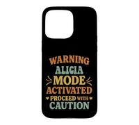 Custodia per iPhone 15 Pro Max ALICIA Personalized Women's Gift Custom ALICIA