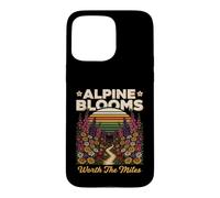 Custodia per iPhone 15 Pro Max Alpine Blooms Worth The Miles Escursionismo Natura