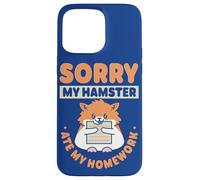 Custodia per iPhone 15 Pro Max Alunno Mi dispiace che il mio criceto abbia mangiato i miei compiti Citazione di ritorno a scuola