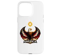 Custodia per iPhone 15 Pro Max American Bald Eagle Resistance Wings Pro Immigrant
