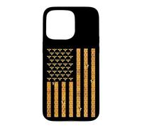 Custodia per iPhone 15 Pro Max American Flag Honeycomb Honey Bees Beekeeping Beekeeper Gift