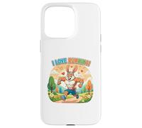 Custodia per iPhone 15 Pro Max Amo correre Healthy Rabbitt