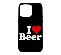Custodia per iPhone 15 Pro Max AMO LA BIRRA I HEART BEER