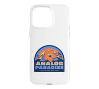 Custodia per iPhone 15 Pro Max Analog Paradise Go Out And Play (Dichiarazione Digital Detox)