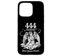 Custodia per iPhone 15 Pro Max Angelcore Etereo Protetto Numero 444 Estetica Angelcore
