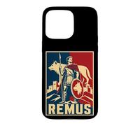 Custodia per iPhone 15 Pro Max Antica Roma Guerriero Lupo REMUS Legend Hero