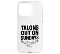 Custodia per iPhone 15 Pro Max Artigli fuori la domenica Hawk Lover per Birdwatchers