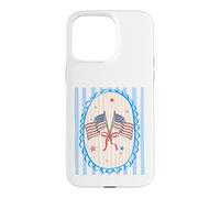 Custodia per iPhone 15 Pro Max Attraversato bandiere americane Patriotic USA Design